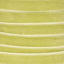 Article Ruban en velours 10 mm x 20 m pour décorations et projets créatifs, vert sauge