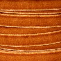 Article Ruban en velours à décorer, orange terracotta, 10mm x 20m