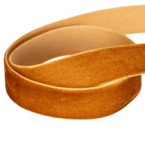 Article Sangle en velours 20 mm x 10 m couleur terracotta