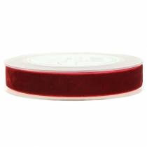 Article Ruban velours rouge foncé 20mm 10m
