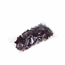 Article Étoiles de décoration dispersées étoiles en velours floquées baie violette 4/5cm 40pcs