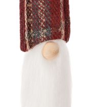 Article Lot de 6 Figurines de Noël sur Tige en Bois avec Bonnet en Feutre, 58 cm