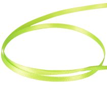 Article Ruban cadeau en satin vert clair double satin 3 mm 50 m