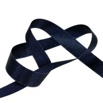 Article Ruban satin avec mica bleu 25mm 20m