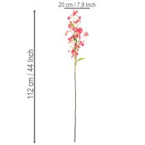 Article Kunstzweig Orchidée Oncidium 112 cm Lot de 3 en Tissu et Plastique