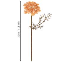Article Fleurs artificielles d'achillée millefeuille Achillea artificielle orange 30cm 6 pcs