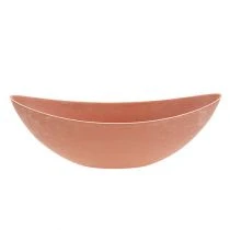 Article Coupe décorative en plastique orange clair 39 x 13 cm