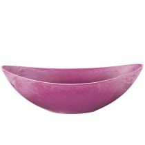 Article Coupe décorative en plastique rose 39 x 13 cm pour compositions florales