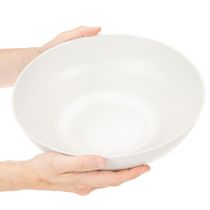 Article Coupe décorative ronde en plastique gris clair 30 cm