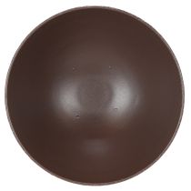 Article Coupe à pied en métal ronde brun 25 cm