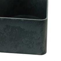 Article Bol coeur décoratif en plastique anthracite 24/21cm lot de 2