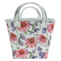 Article Jardinière printanière bac à fleurs décoration métal 20×12.5×10cm