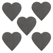 Article Décoration en ardoise en forme de cœur pour une décoration de table élégante et des idées créatives