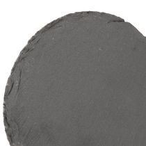 Article Assiette décorative en ardoise cœur en ardoise cœur 20cm 1 pièce