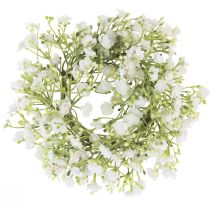 Article Couronne de gypsophile petite couronne de fleurs artificielles Ø18cm