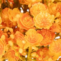 Article Kraütchen artificiel orange en plastique – Lot de 10 branches, 30 cm