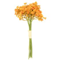 Article Kraütchen artificiel orange en plastique – Lot de 10 branches, 30 cm