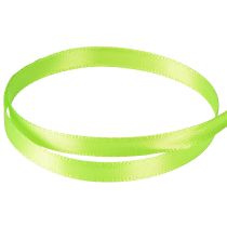 Article Ruban satin cadeau vert clair 6 mm 50 m