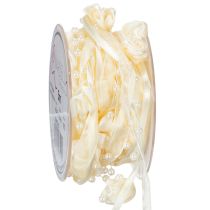 Article Ruban Valentino crème 15 mm 5 m