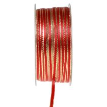 Article Ruban ruban cadeau ruban toron rouge or 3mm 100m