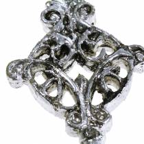 Article Clé décorative à suspendre argent antique 10cm 3pcs
