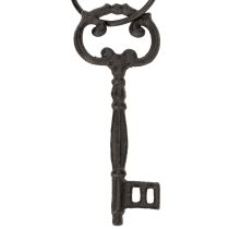 Article Porte-clés décoratif, motif clé ancienne, accessoire de décoration nostalgique, 27 cm