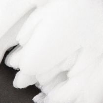 Article Guirlande de glaçons en polaire neige blanche ou pailletée 9×200cm 6pcs
