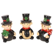 Article Figurines de ramoneur porte-bonheur à coller 5 cm en polyresine – Set de 6