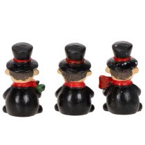 Article Figurines de ramoneur porte-bonheur à coller 5 cm en polyresine – Set de 6