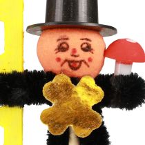 Article Piquets de ramoneur fleuris, décorations du Nouvel An, porte-bonheur, 17 cm, 36 pièces