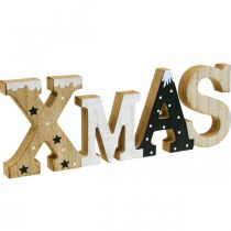XMAS lettrage bois debout bois lettrage nature 41.5cm
