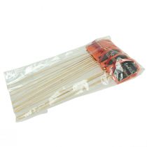 Article Bouchon décoratif rentrée scolaire «Enfin l'écolier» bois 7×5,5cm 16 pièces