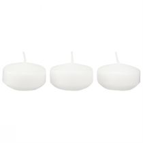 Article Bougies flottantes blanches 4,5 cm 28 pièces