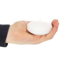 Article Bougie flottante pour soirées romantiques ou décoration festive, convient également à une utilisation extérieure, 8 cm, lot de 8