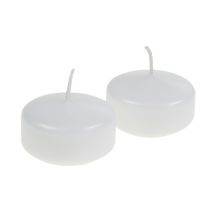 Article Bougies flottantes blanches 4.5cm 8pcs