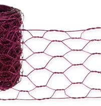 Tresse hexagonale rose 50mm 5m