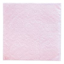 Article Serviettes Ornements de Printemps Roses en Relief 33x33cm 15pcs