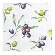 Article Serviettes aux olives décoration de table d&#39;été 33x33cm 20 pcs
