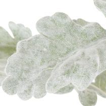 Article Branche artificielle de séneçon (Senecio), finement travaillée, 45 cm, 3 pièces