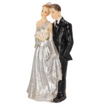 Article Couple pour les noces d'argent (10 cm)