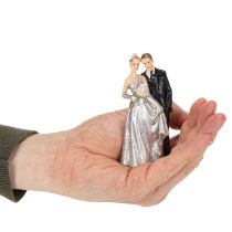 Article Couple pour les noces d'argent (10 cm)