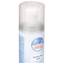 Article Spray argenté scintillant pour décoration hivernale et fenêtres 150 ml
