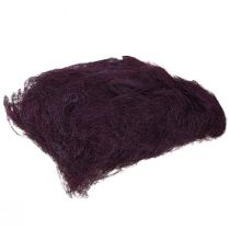 Article Sisal Fibre de sisal violet pour artisanat et décoration 300g