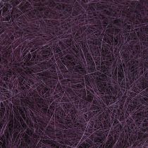 Article Sisal Fibre de sisal violet pour artisanat et décoration 300g