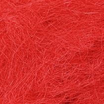 Article Sisal rouge, décoration de Noël, laine de sisal 300g