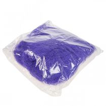 Article Herbe de sisal pour l'artisanat, matériel artisanal, matériau naturel, violet clair, 300g