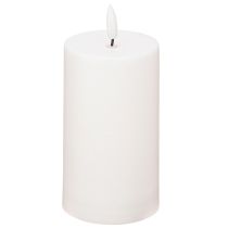 Bougie solaire LED bougie solaire blanc blanc chaud Ø7cm H15cm