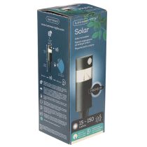 Article Lampe solaire de jardin avec détecteur de mouvement, LED, 34 cm