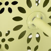 Article Lampe de table solaire LED à motif floral, éclairage d'ambiance extérieur, 28 cm