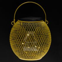 Article Lanterne solaire pour jardin et terrasse au design moderne en métal, 12 cm